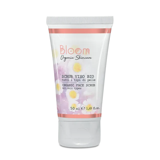 Naturetica Bielli Bloom scrub viso bio quarzo pelli delicate