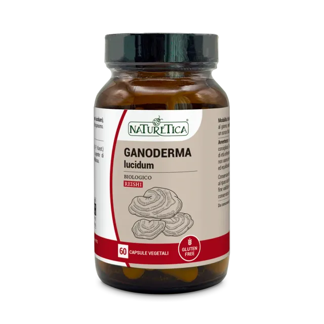 Naturetica Ganoderma Lucidum Reishi integratore difese vegano