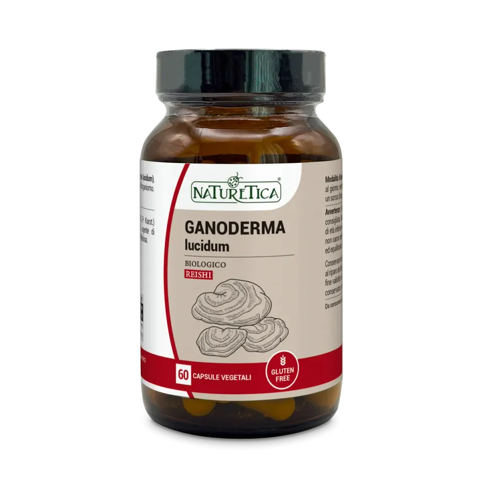 Naturetica Ganoderma Lucidum Reishi integratore difese vegano