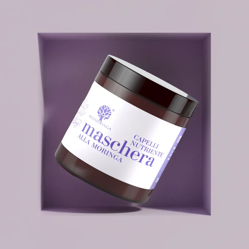 RedMoringa Maschera Capelli Moringa e Cocco per Capelli Secchi