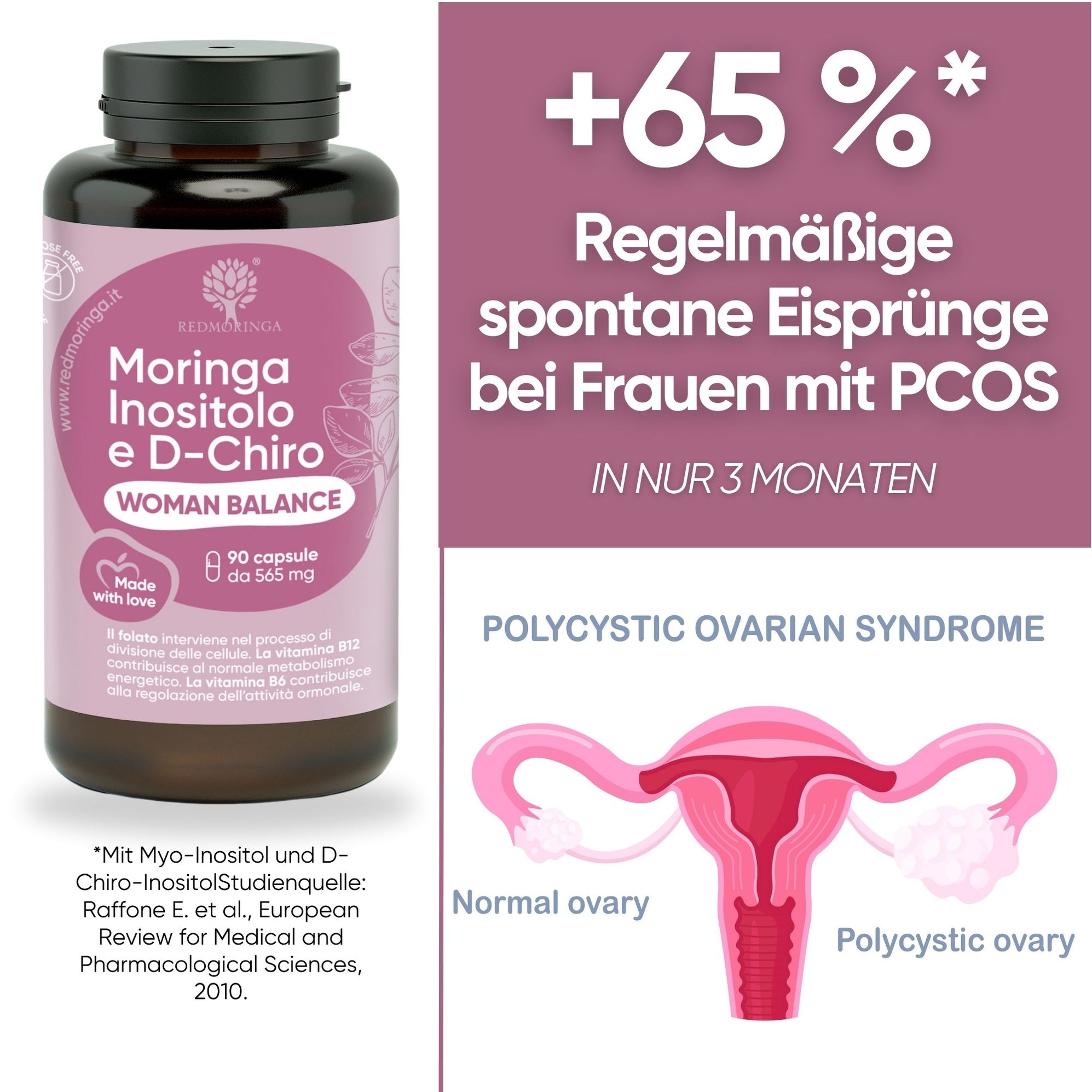 RedMoringa Inositolo Integratore Moringa Bio Equilibrio Ormonale