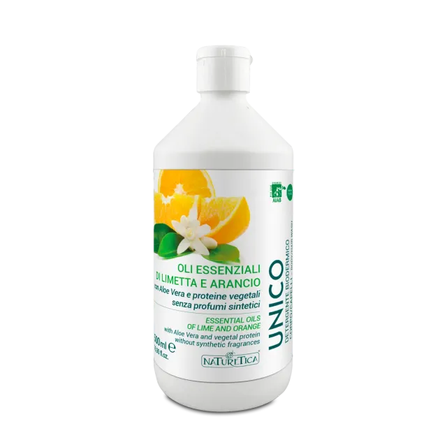 Naturetica Bielli Unico detergente corpo capelli aloe vera pH fisiologico