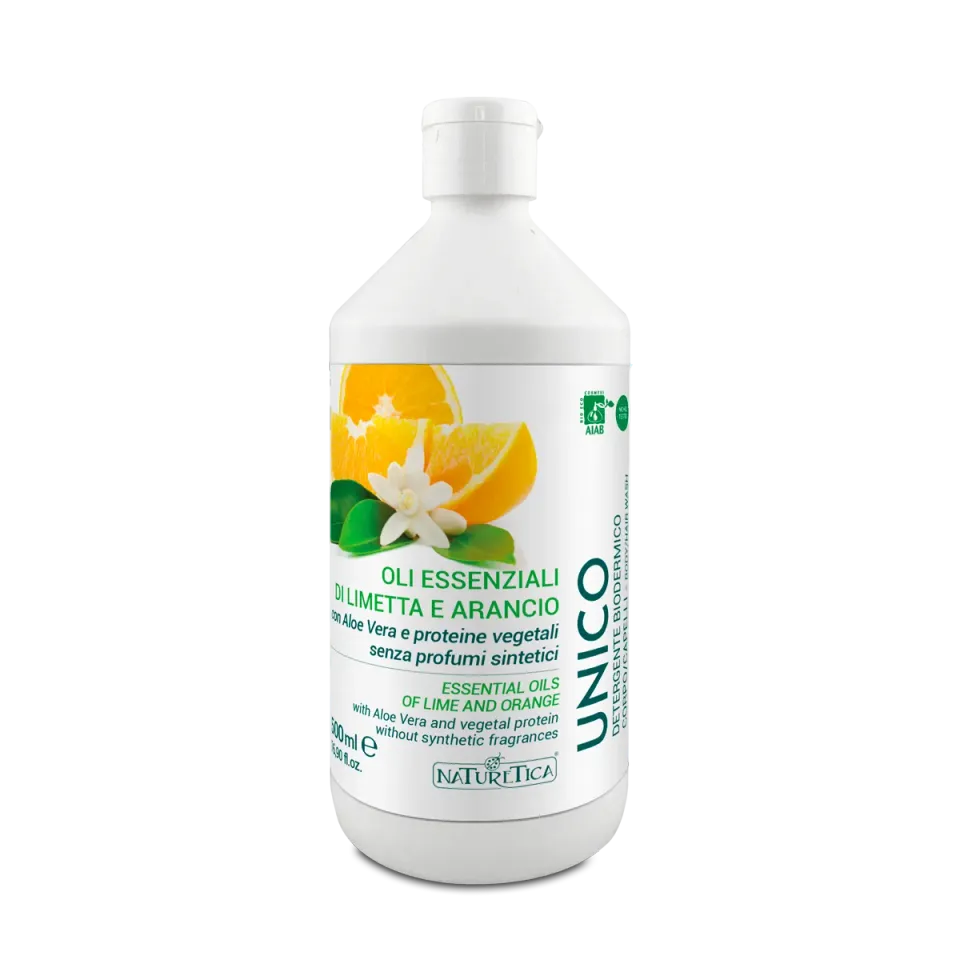 Naturetica Bielli Unico detergente corpo capelli aloe vera pH fisiologico