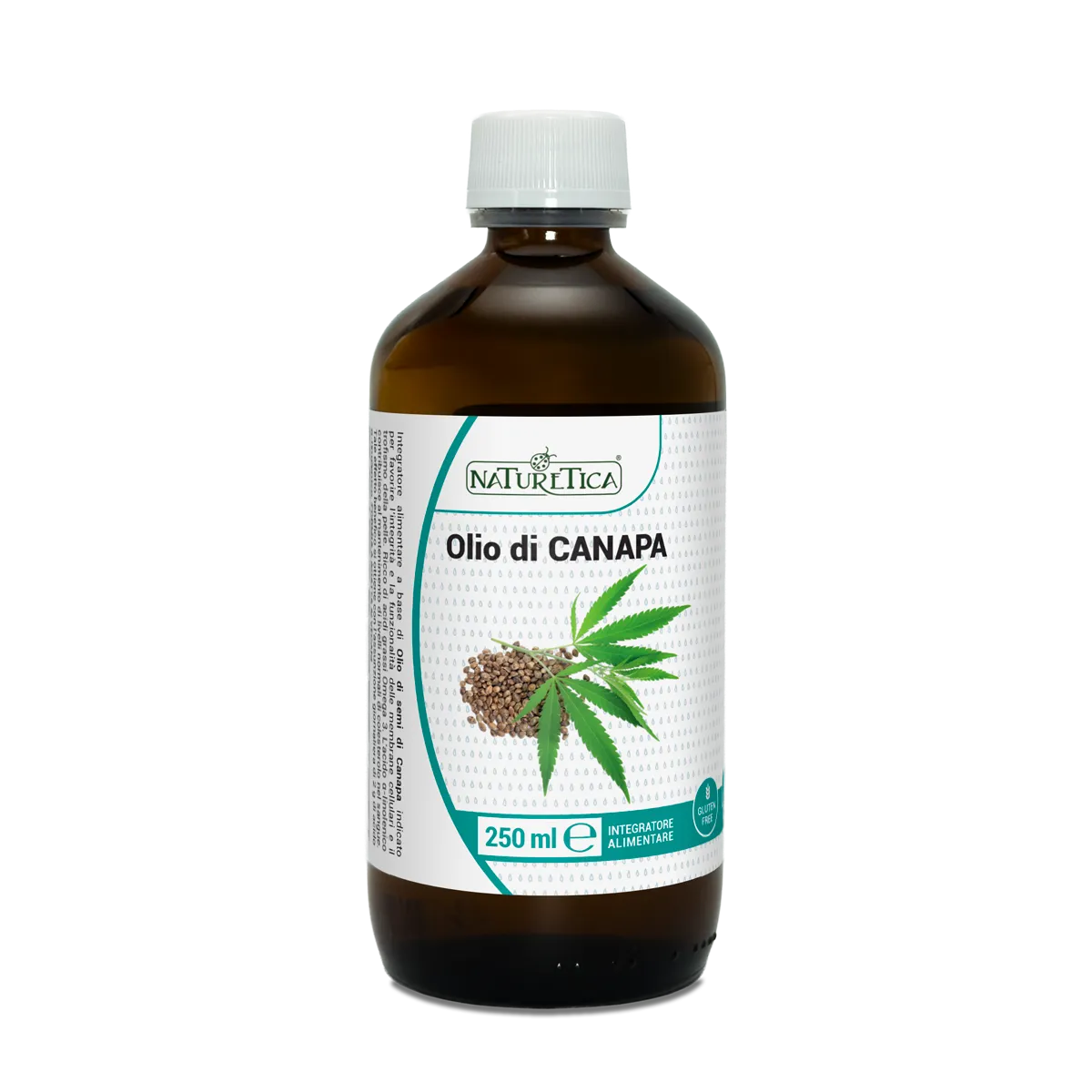 Naturetica Bielli Olio di Canapa integratore omega 3 vegano