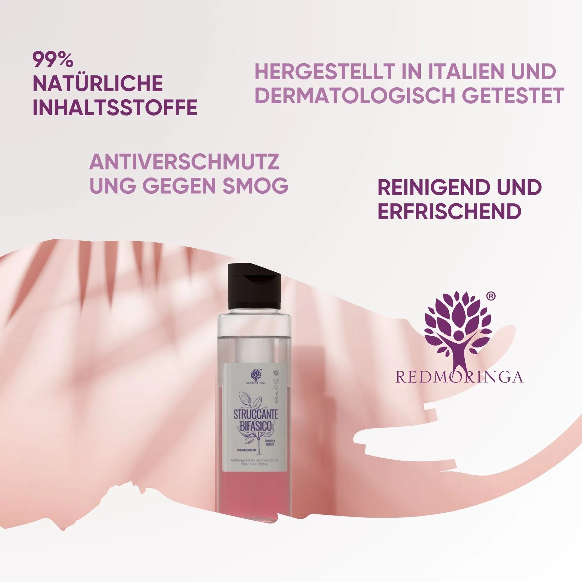 RedMoringa struccante bifasico moringa fiordaliso