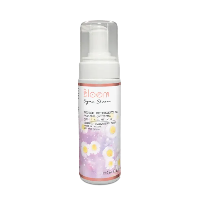Naturetica Bielli Bloom mousse detergente viso bio