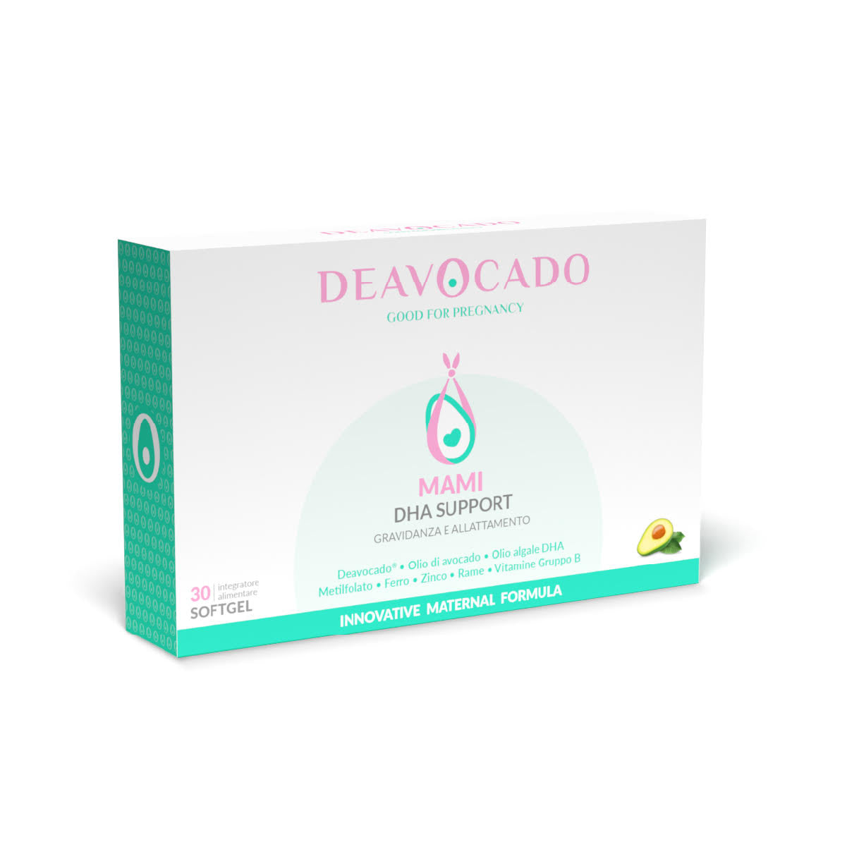 Deavocado Mami integratore gravidanza allattamento 30 softgel