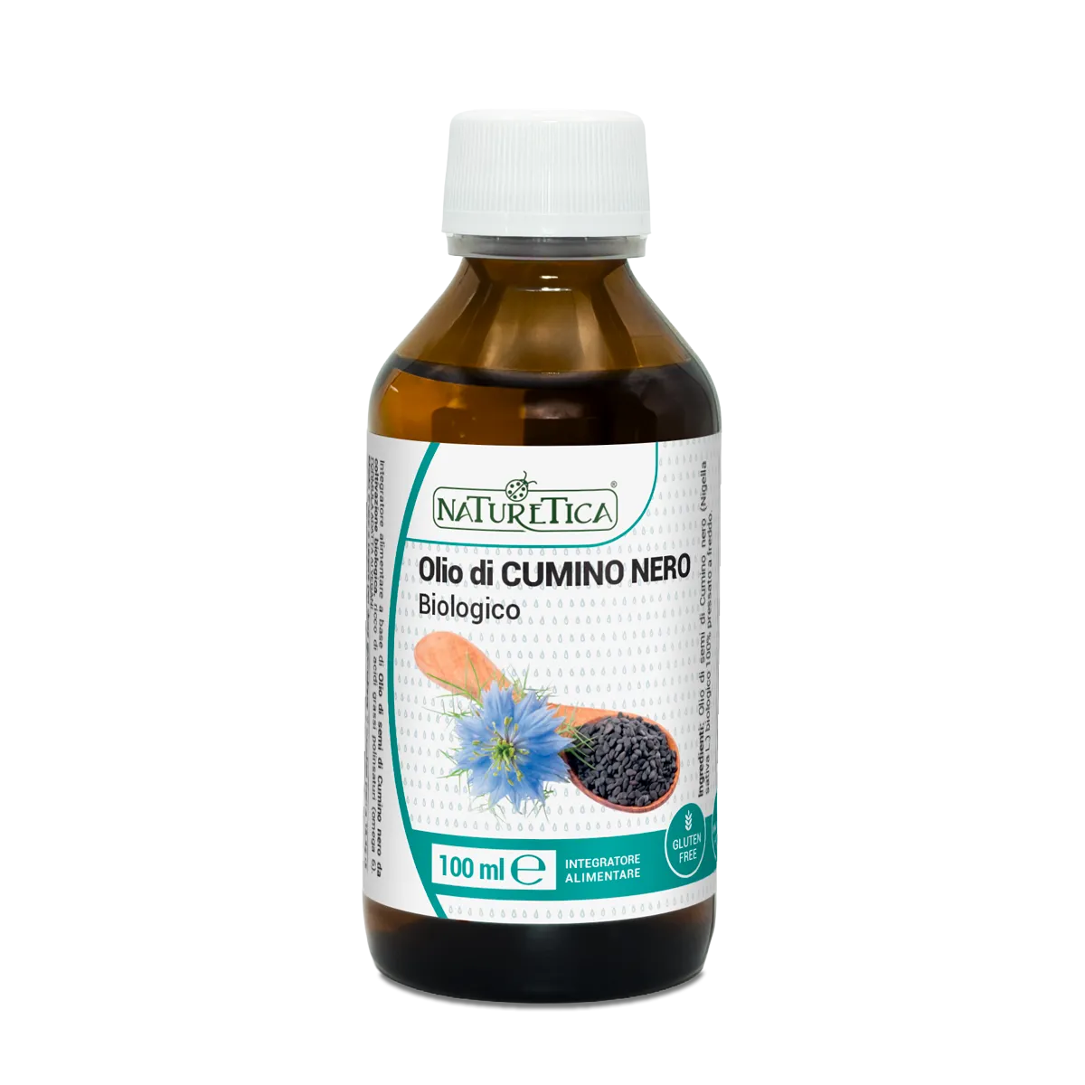 Naturetica Cumino Nero Bio olio di semi vegano