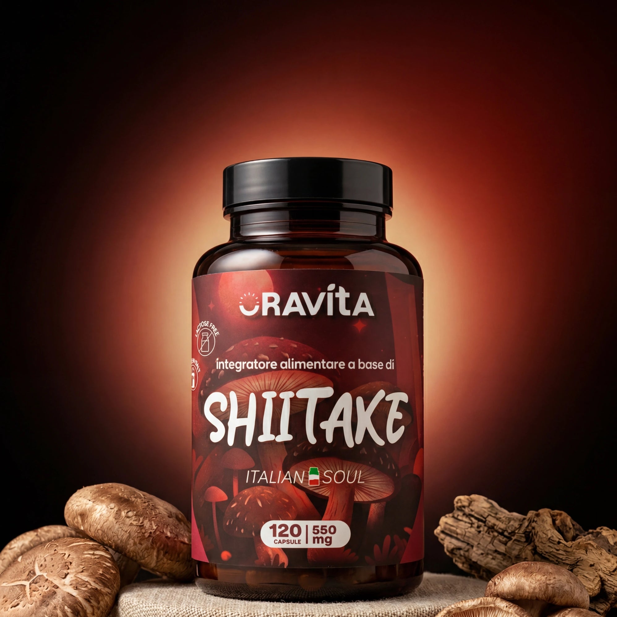 RedMoringa Oravita Shiitake estratto immunità e vitalità