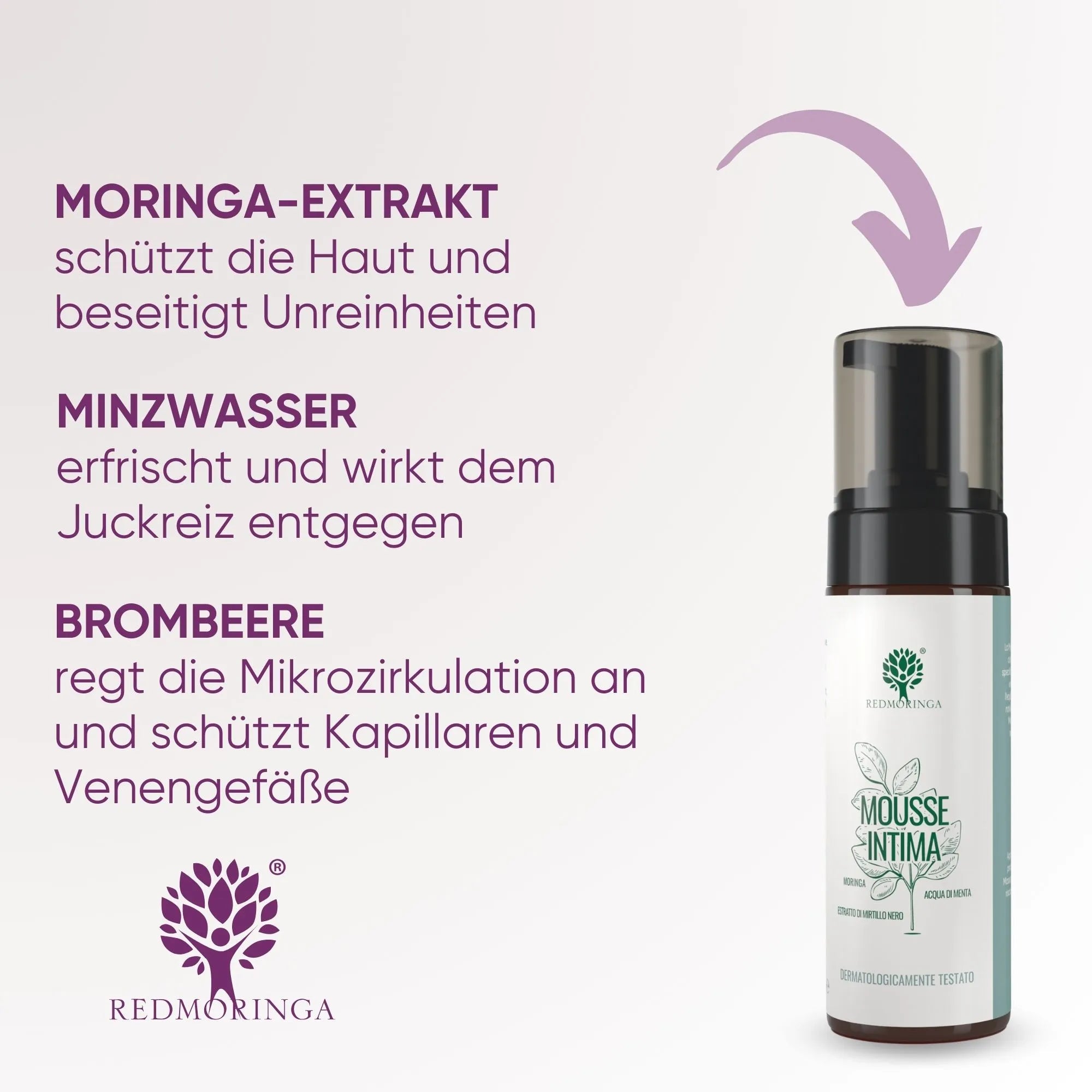 RedMoringa Intimo set regalo mousse+crema moringa