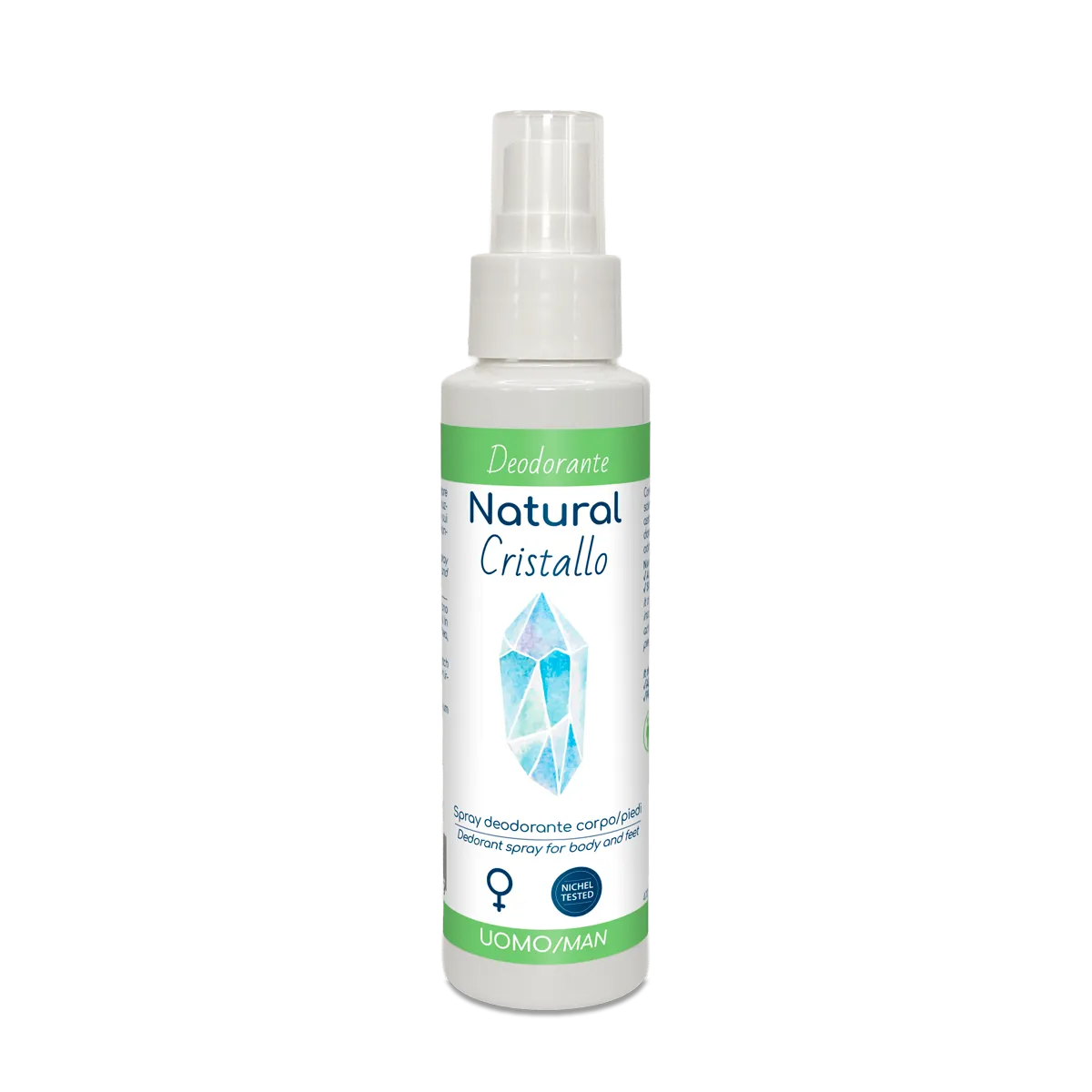 Naturetica Bielli Natural Cristallo deodorante uomo fresco