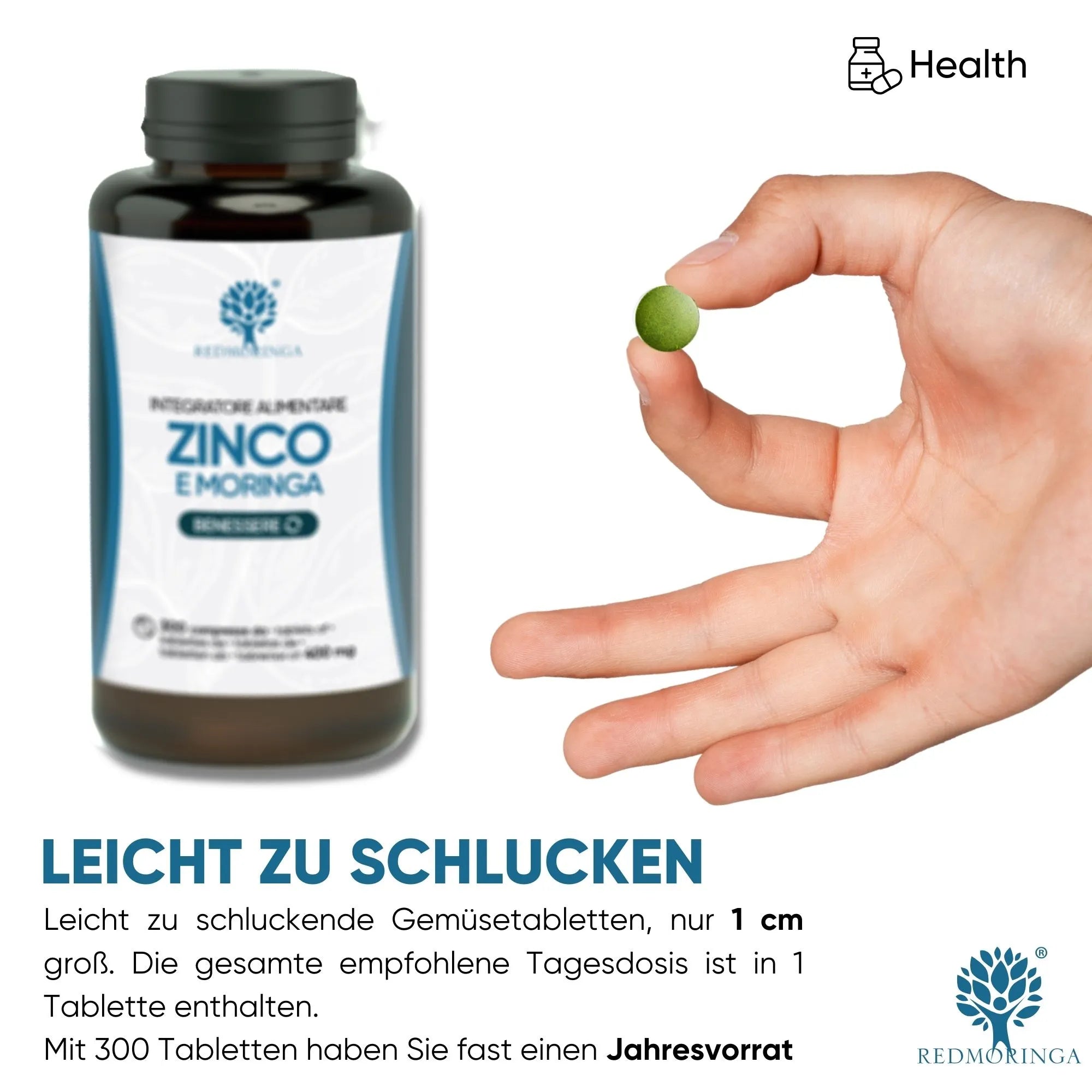 RedMoringa Acne integratore zinco moringa 1 flacone