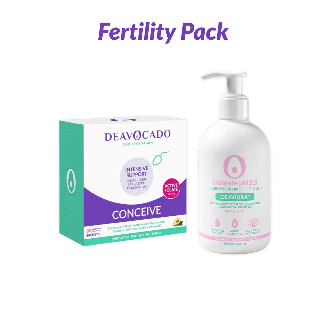Deavocado Conceive Intimate pH 3.5 kit fertilità 30 bustine