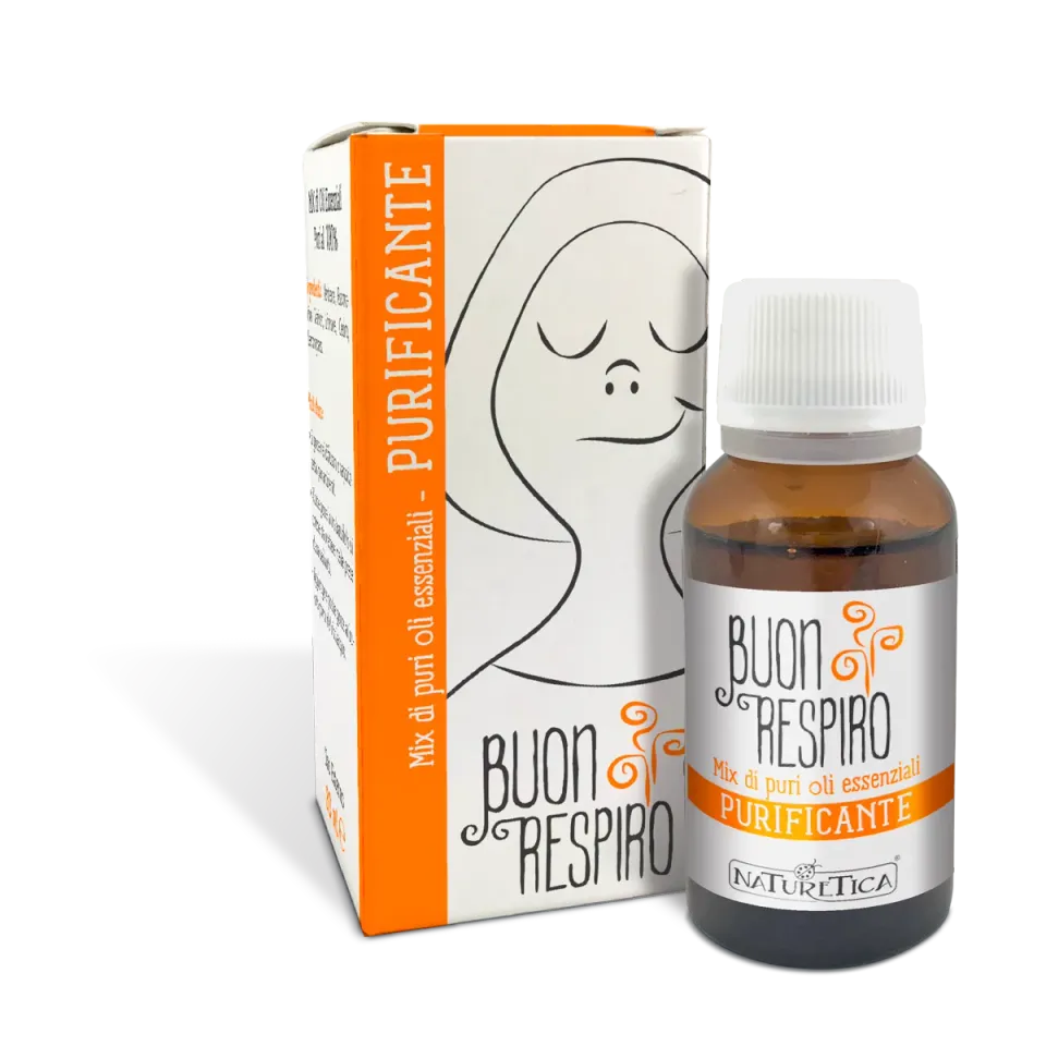 Naturetica Buon Respiro Miscela Purificante oli essenziali 20 ml