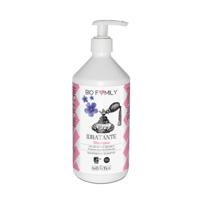 Naturetica Bielli Biofamily shampoo idratante capelli secchi baobab