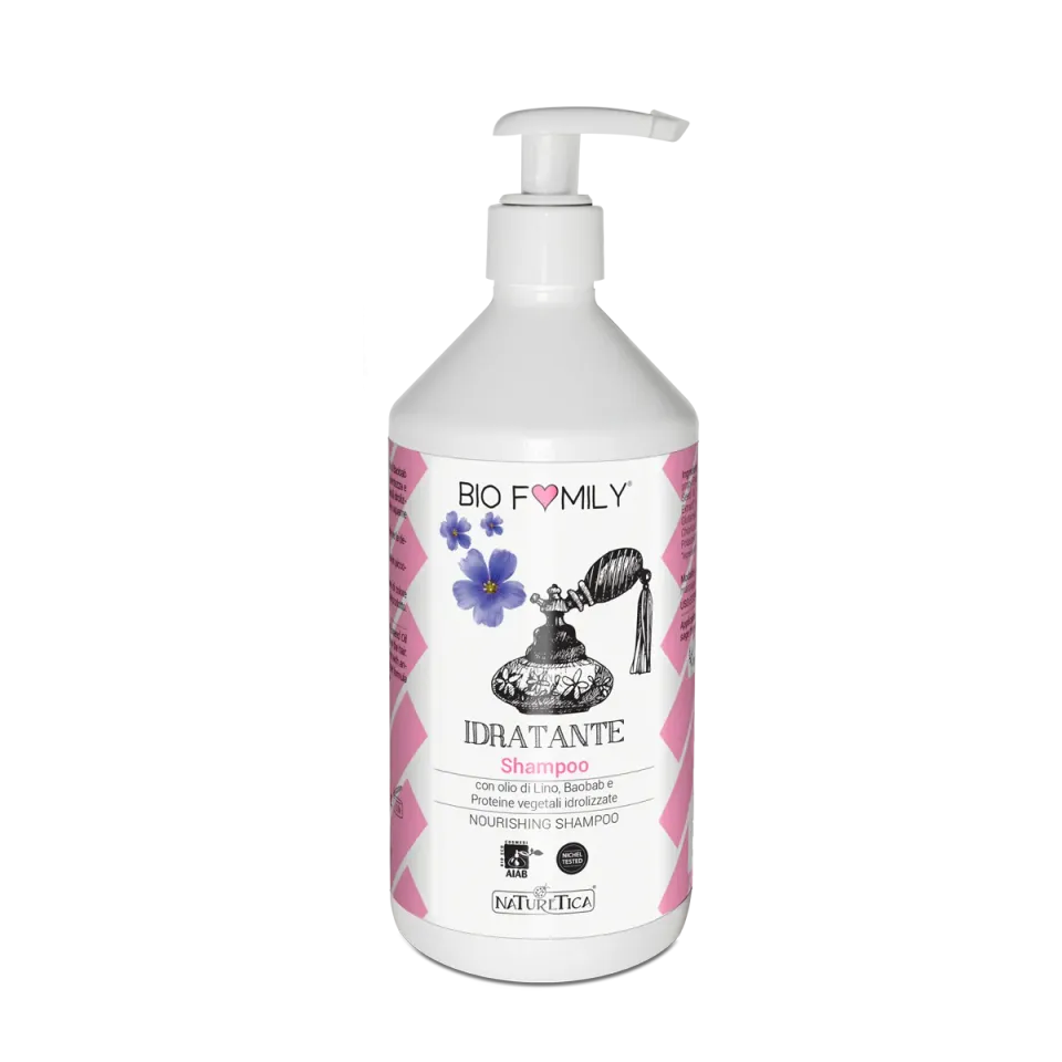 Naturetica Bielli Biofamily shampoo idratante capelli secchi baobab