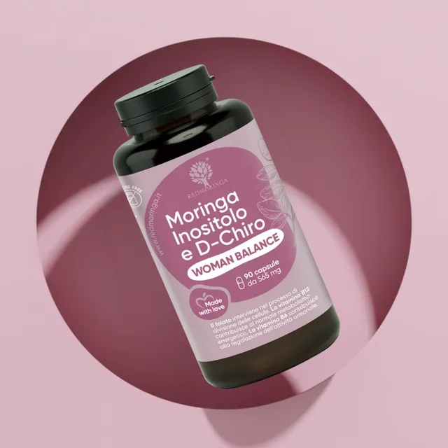RedMoringa Inositolo Moringa integratore 1 flacone ciclo ormoni