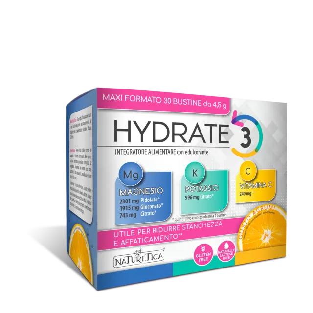 Naturetica Bielli Hydrate 3 integratore magnesio agrumi