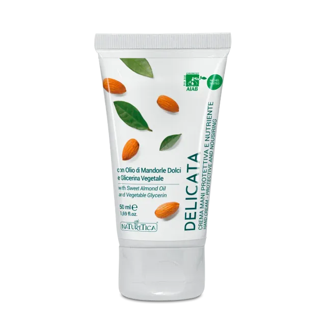 Naturetica Delicata Crema Mani Bio mandorle dolci vegana
