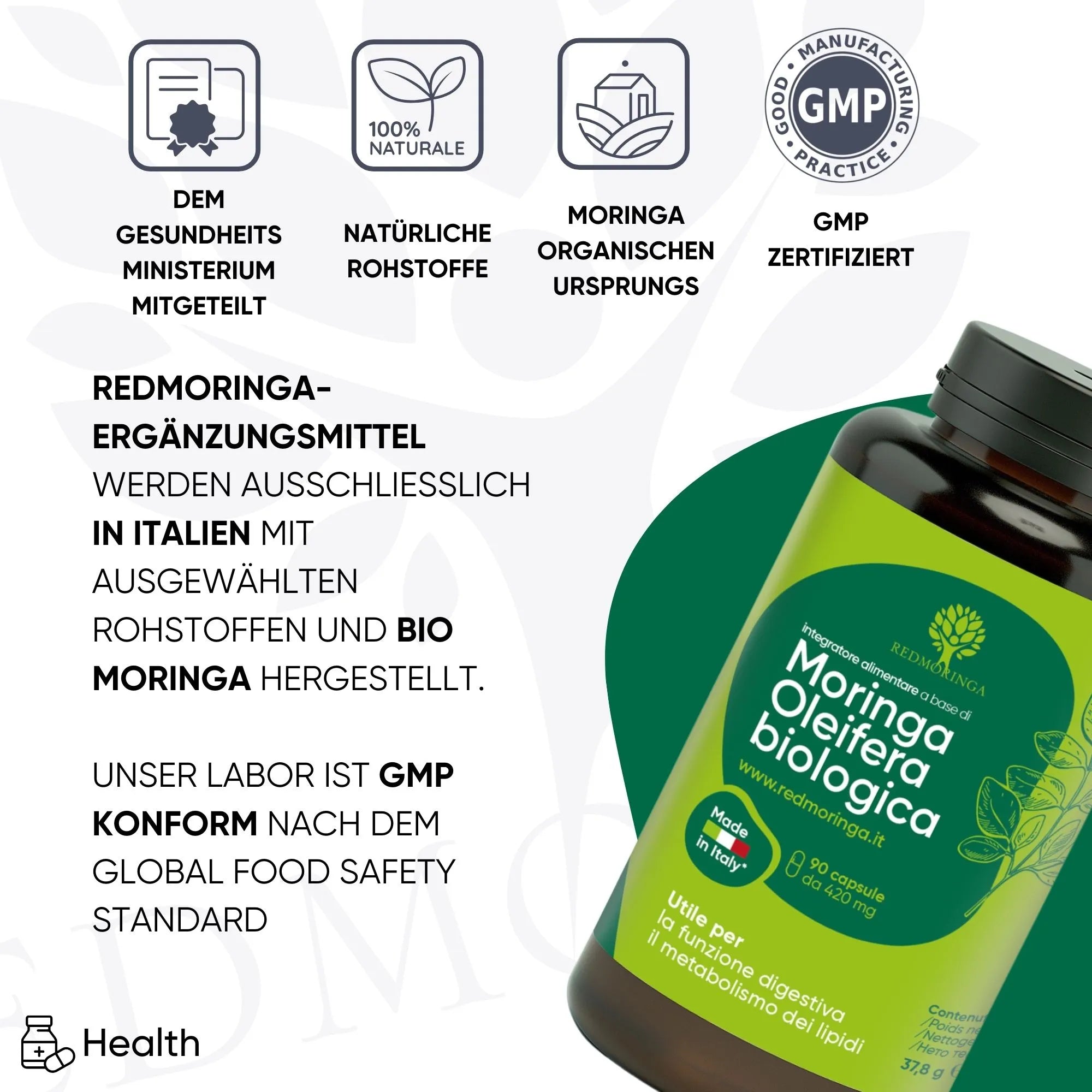 RedMoringa Moringa Oleifera Bio capsule 1 flacone metabolismo