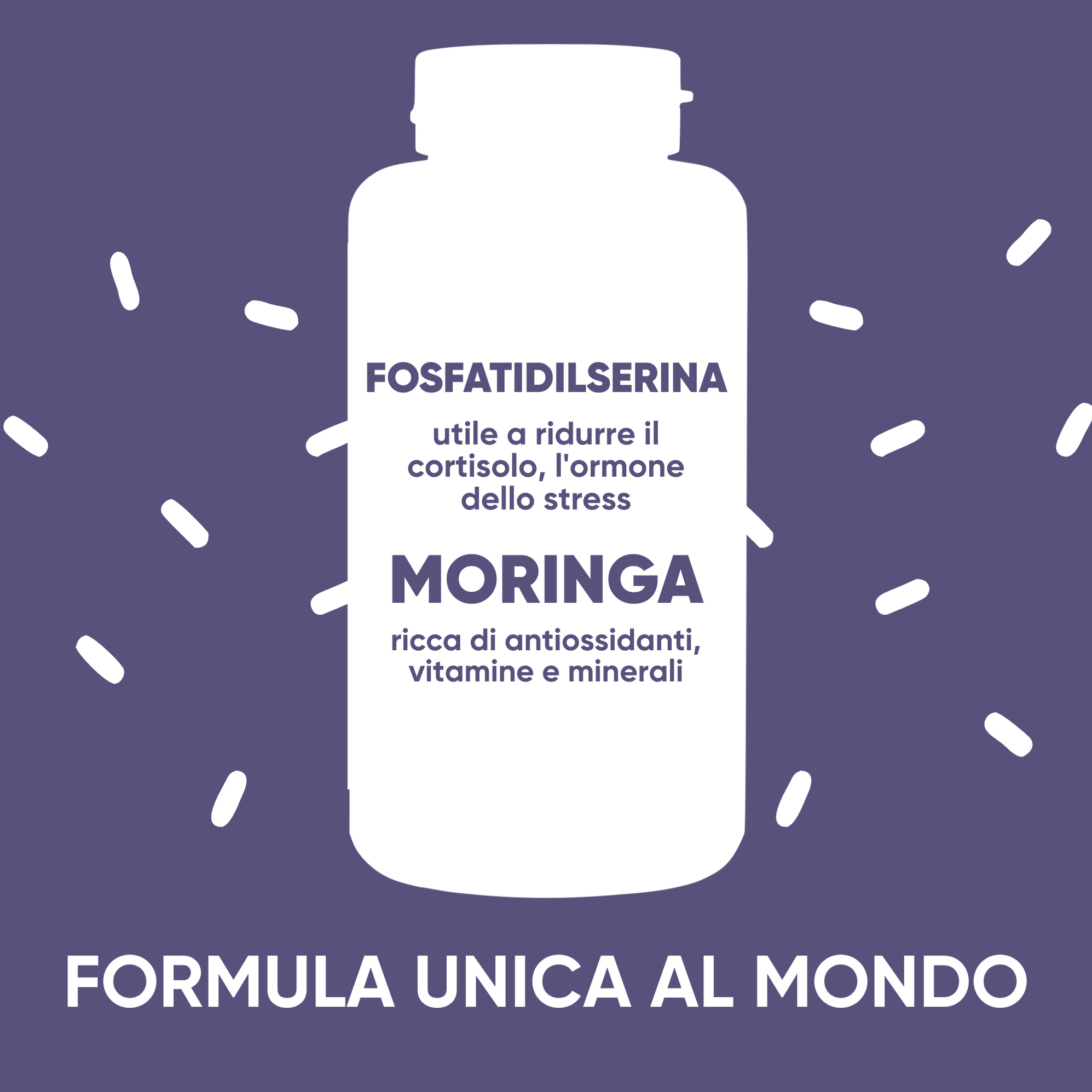 RedMoringa Fosfatidilserina 450 mg Moringa Trattamento Stress