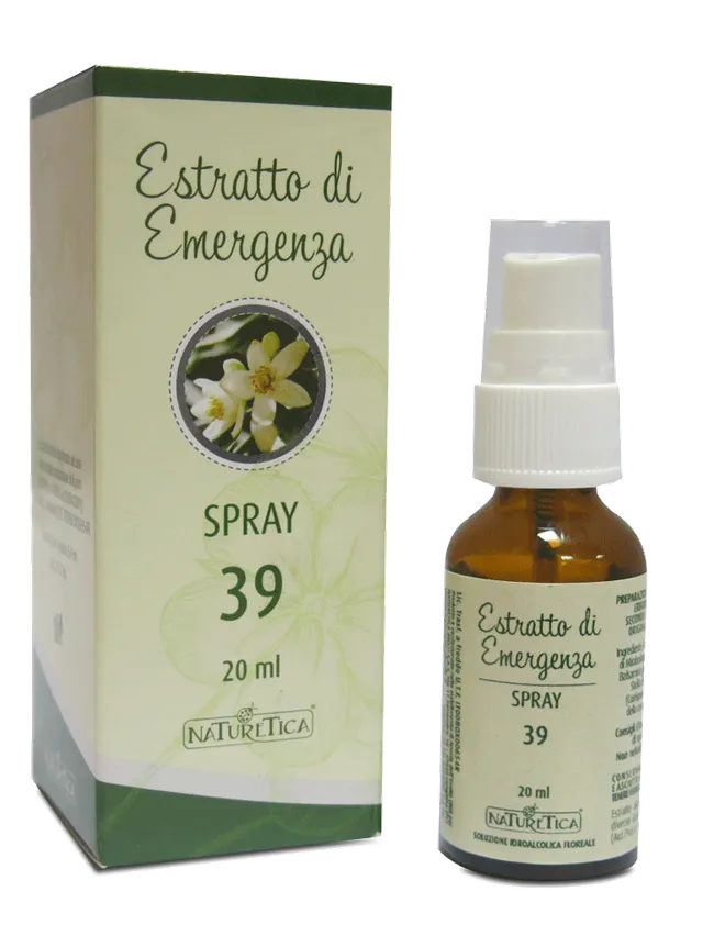 Naturetica Bielli N.39 estratto emergenza spray Bach