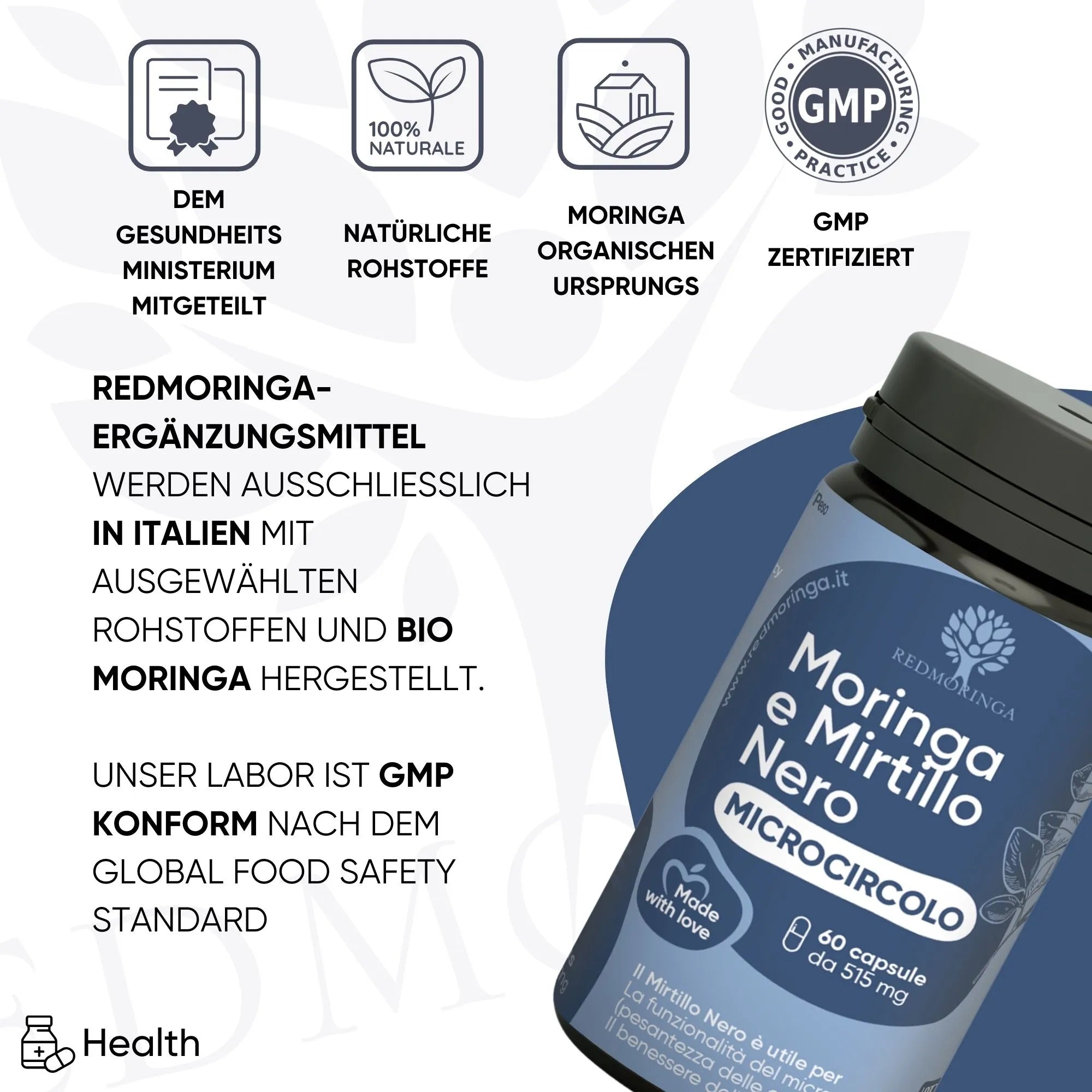 RedMoringa Trattamento Anticellulite Drenante bromelina mirtillo