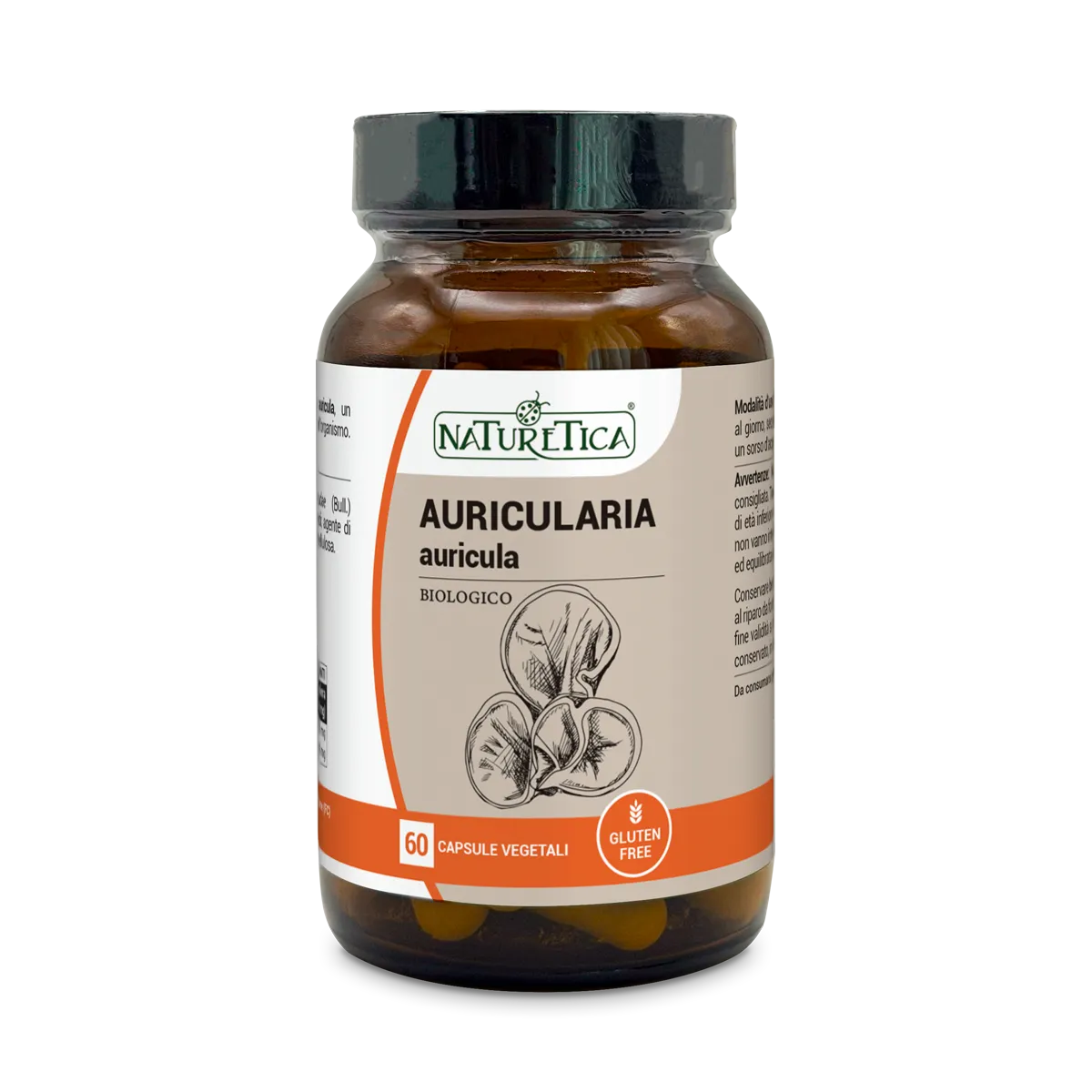 Naturetica Auricularia Auricula-Judae Kikurage integratore vegano
