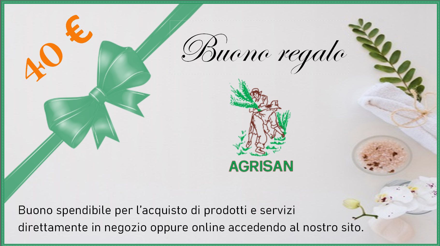 Agri-San Buono Regalo buono da 20 € online e negozio