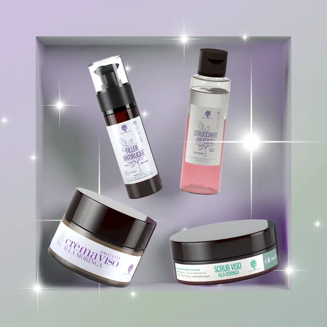 RedMoringa Trattamento viso anti-età Moringa 4 pezzi