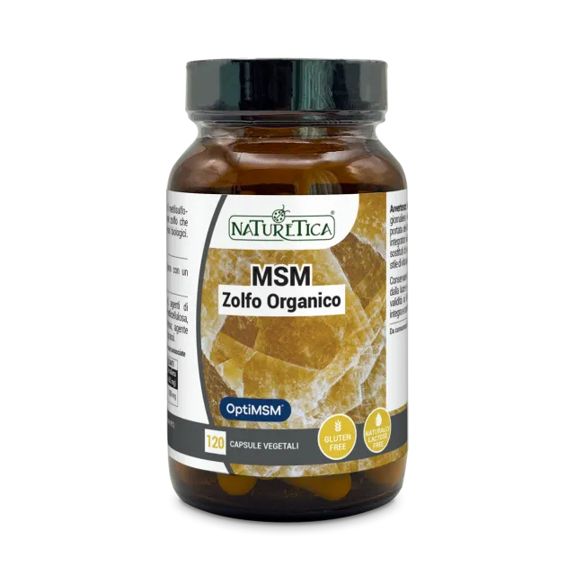 Naturetica MSM Zolfo Organico OptiMSM 1000 mg vegano