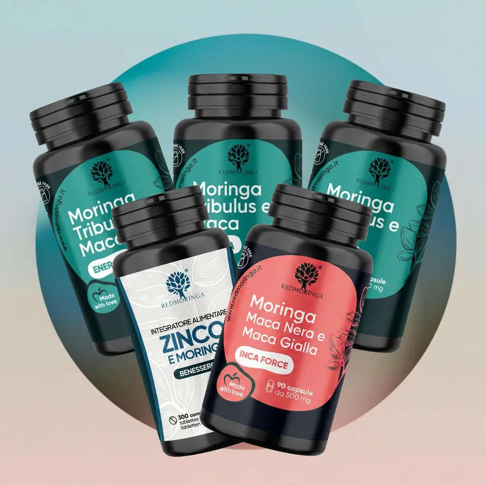 RedMoringa Inca Boost integratore uomo tribulus zinco maca