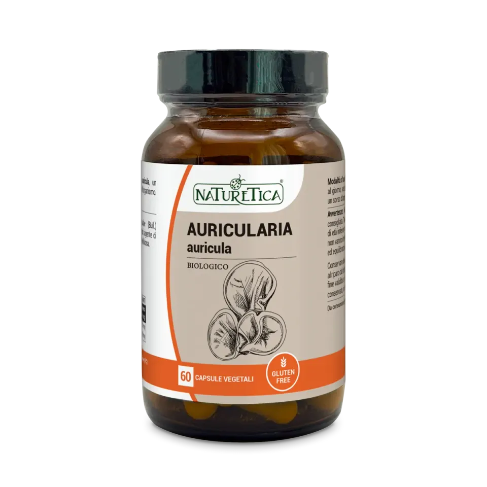 Naturetica Auricularia Auricula-Judae Kikurage integratore vegano