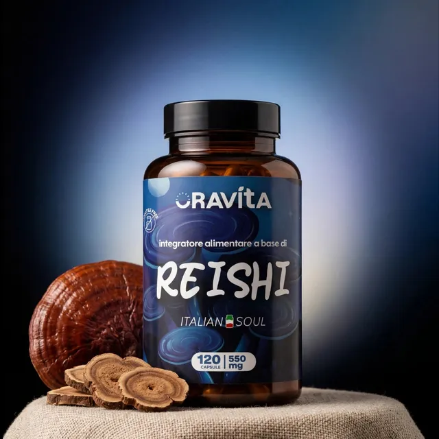 Oravita Reishi estratto titolato 30% integratore 1 flacone