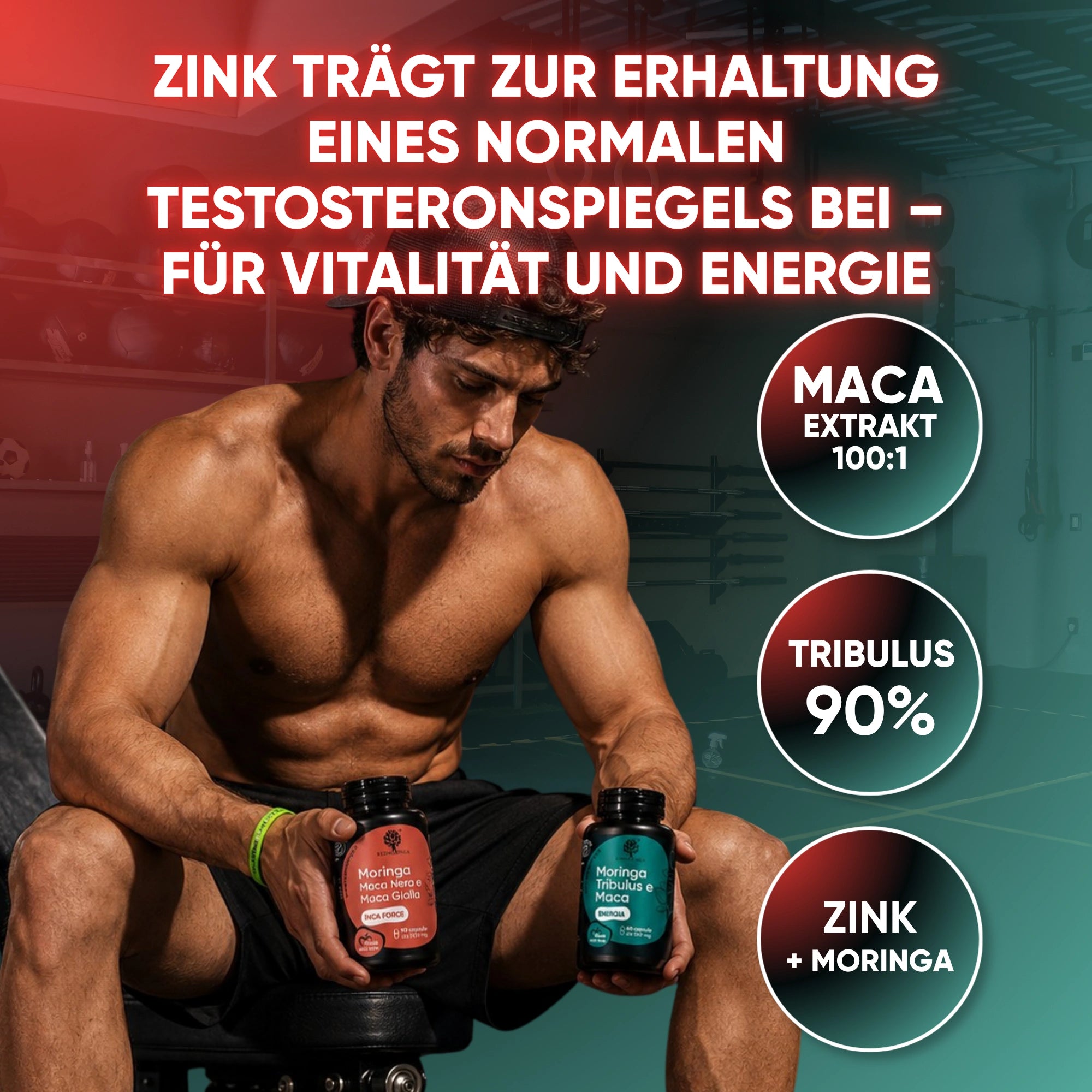 RedMoringa Inca Boost protocollo integratore testosterone uomo