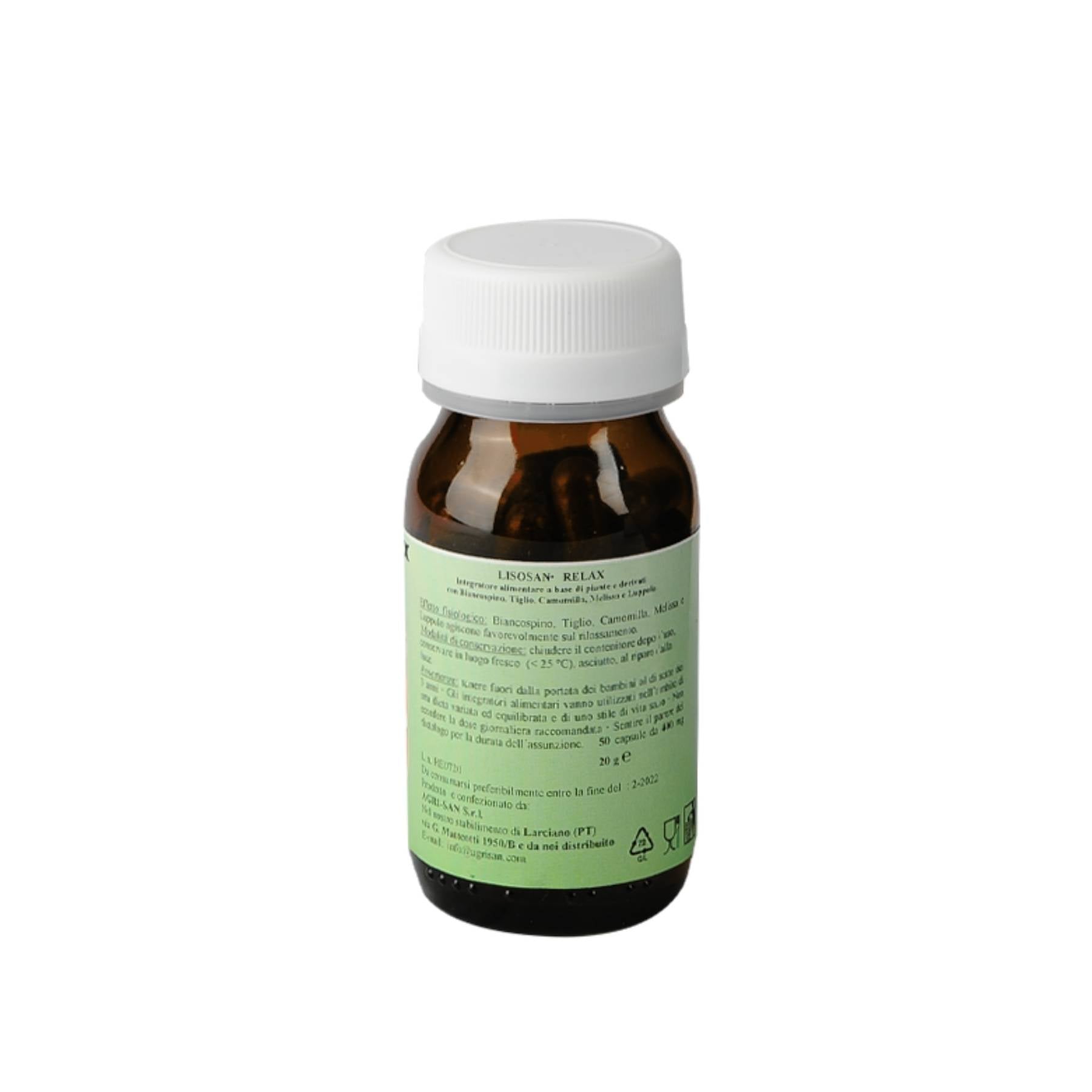 Agri-San Lisosan Relax opercoli con biancospino rilassante