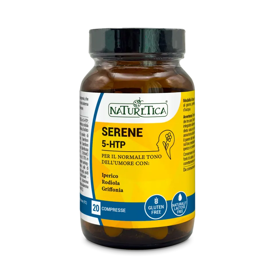 Naturetica Bielli Serene 5-HTP integratore umore rilassante