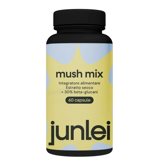 Junlei Mush Mix capsule integratore 4 funghi