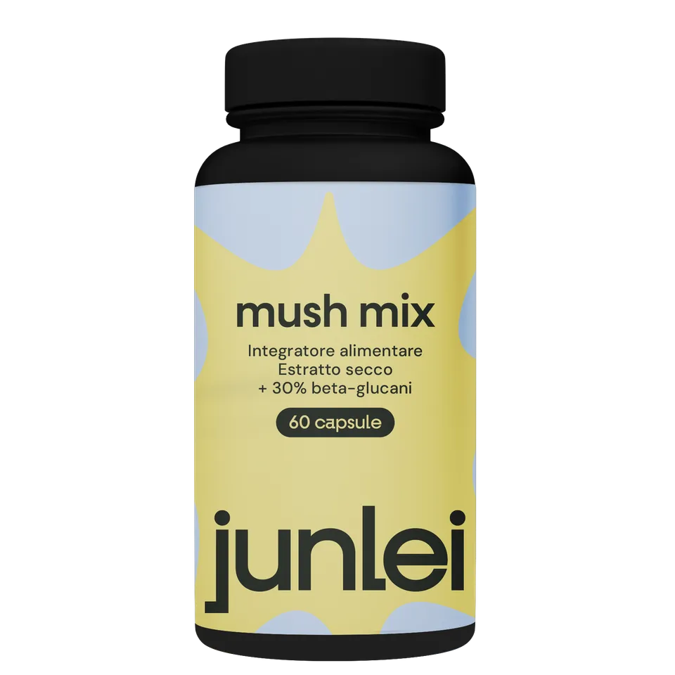 Junlei Mush Mix capsule integratore 4 funghi