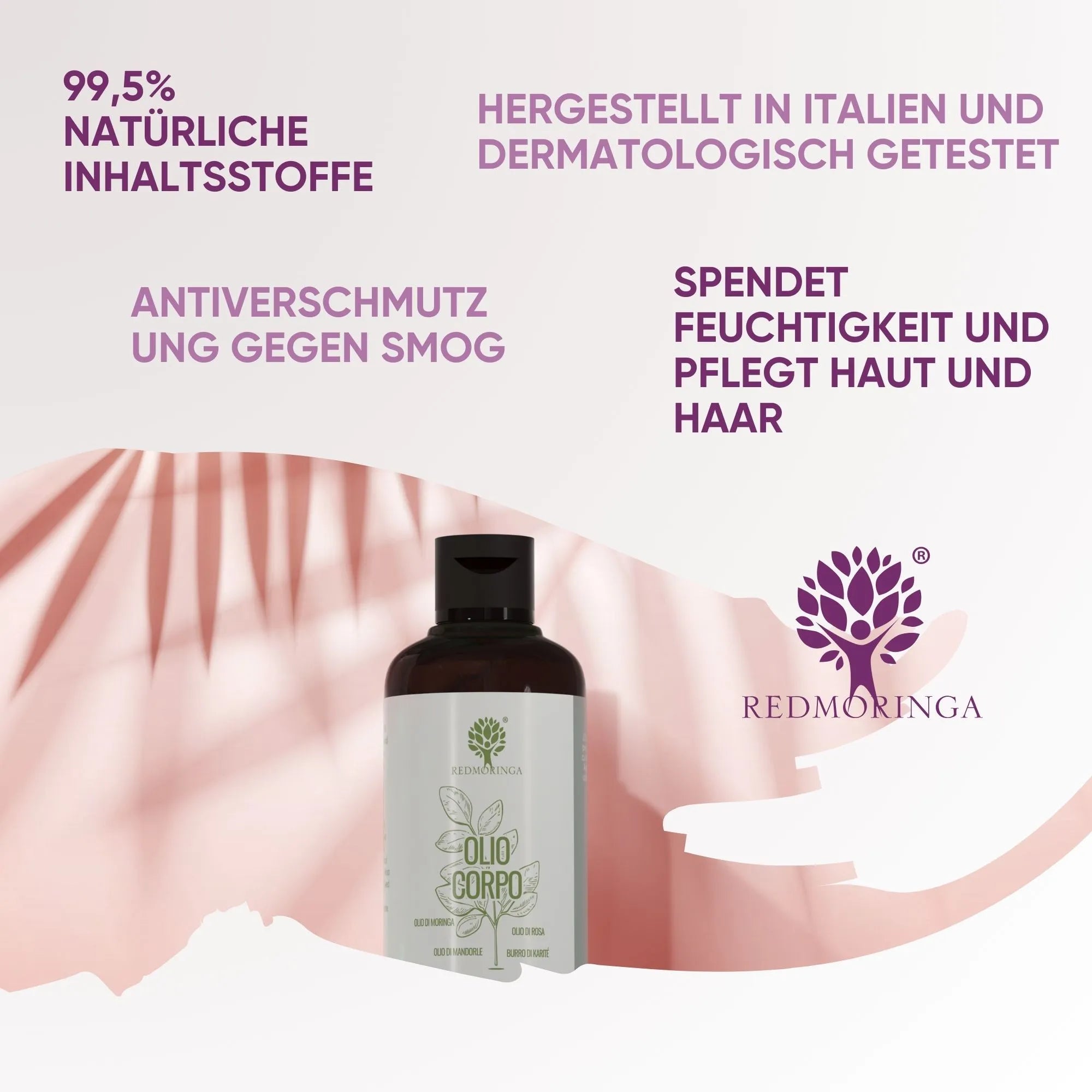 RedMoringa Olio Ricco moringa olio corpo e capelli naturale