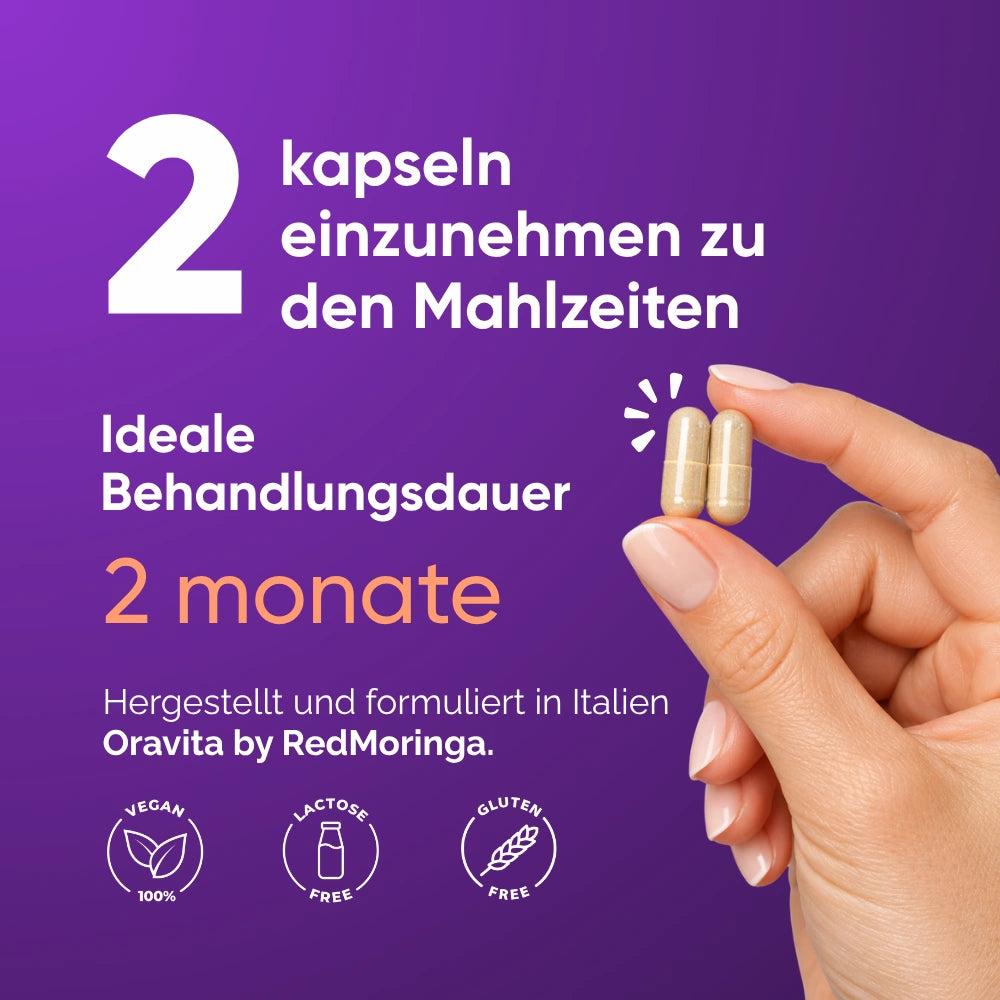 RedMoringa Oravita Lion's Mane integratore 1 flacone memoria