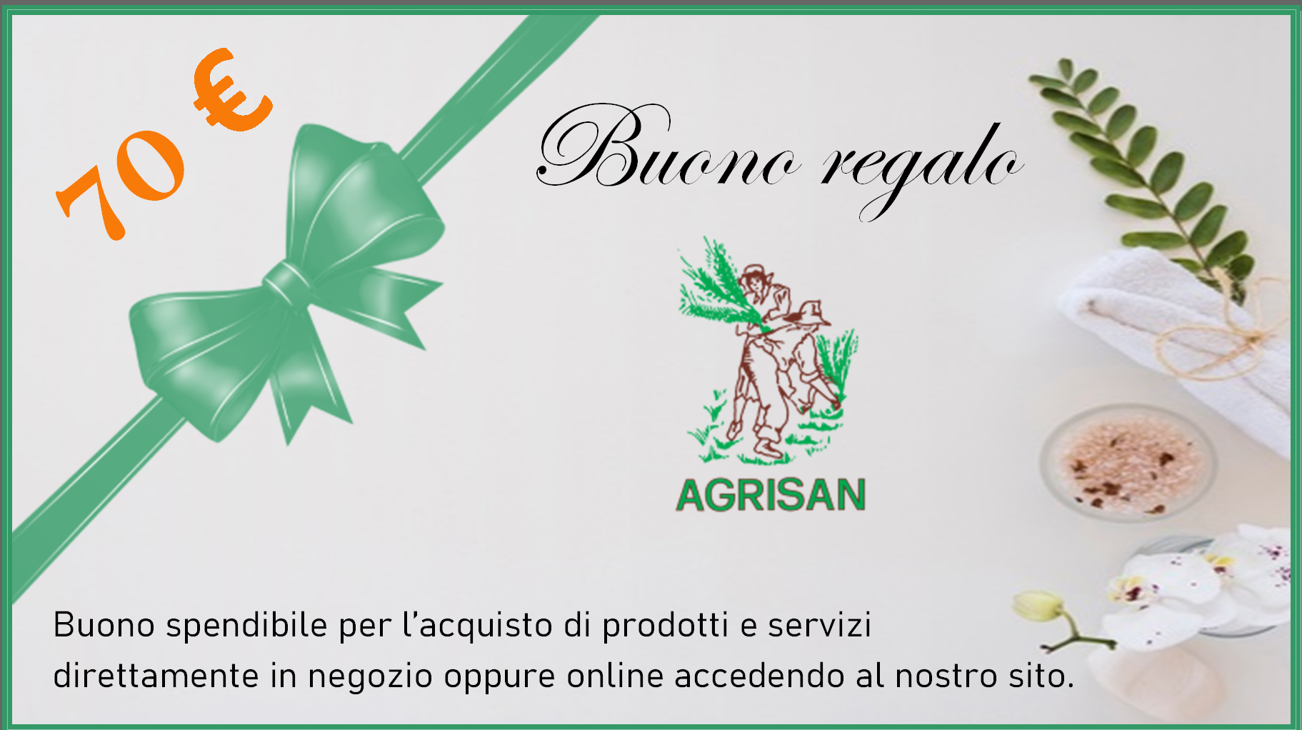 Agri-San Buono Regalo buono da 20 € online e negozio
