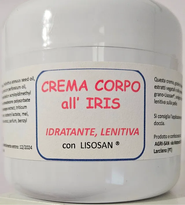 Agri-San Iris crema corpo idratante 200 ml lenitiva