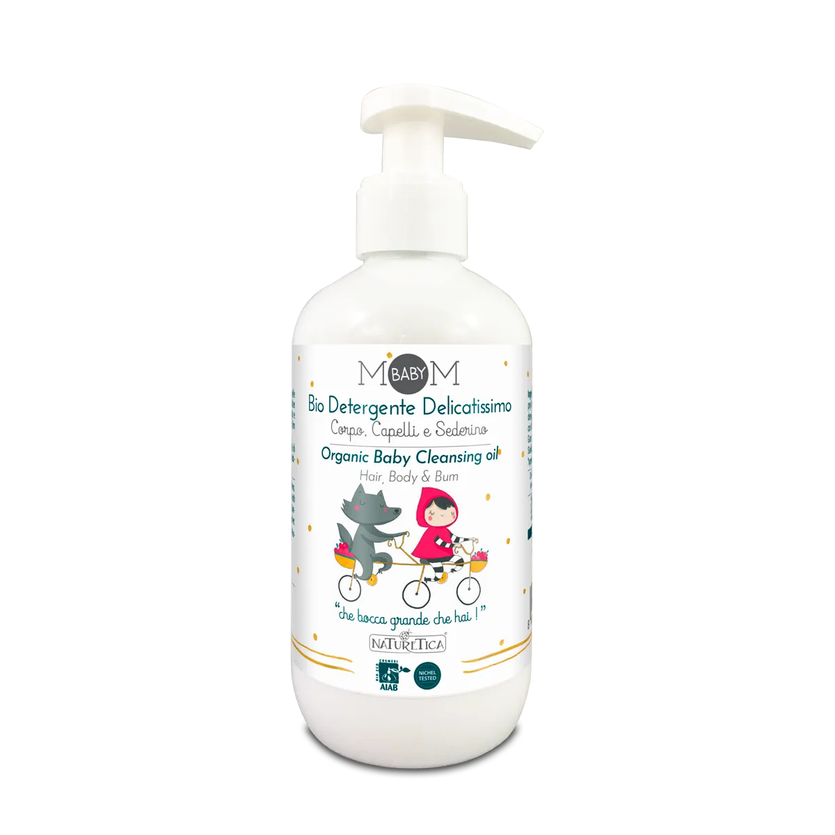 Naturetica Bielli Detergente Delicatissimo Bio corpo capelli neonato