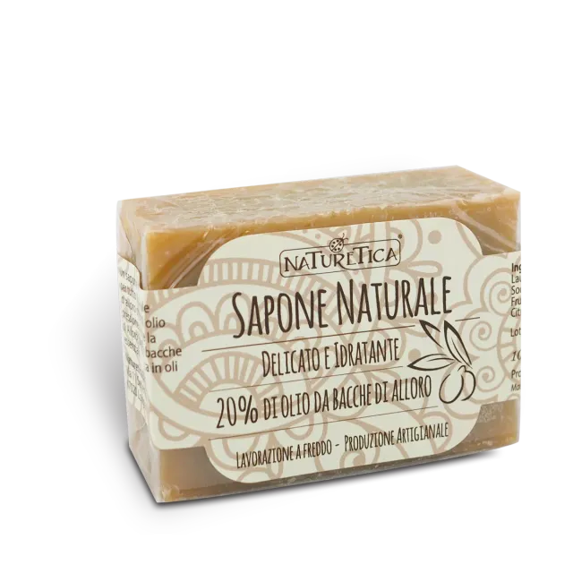 Naturetica Sapone Naturale 20% Alloro pelle secca