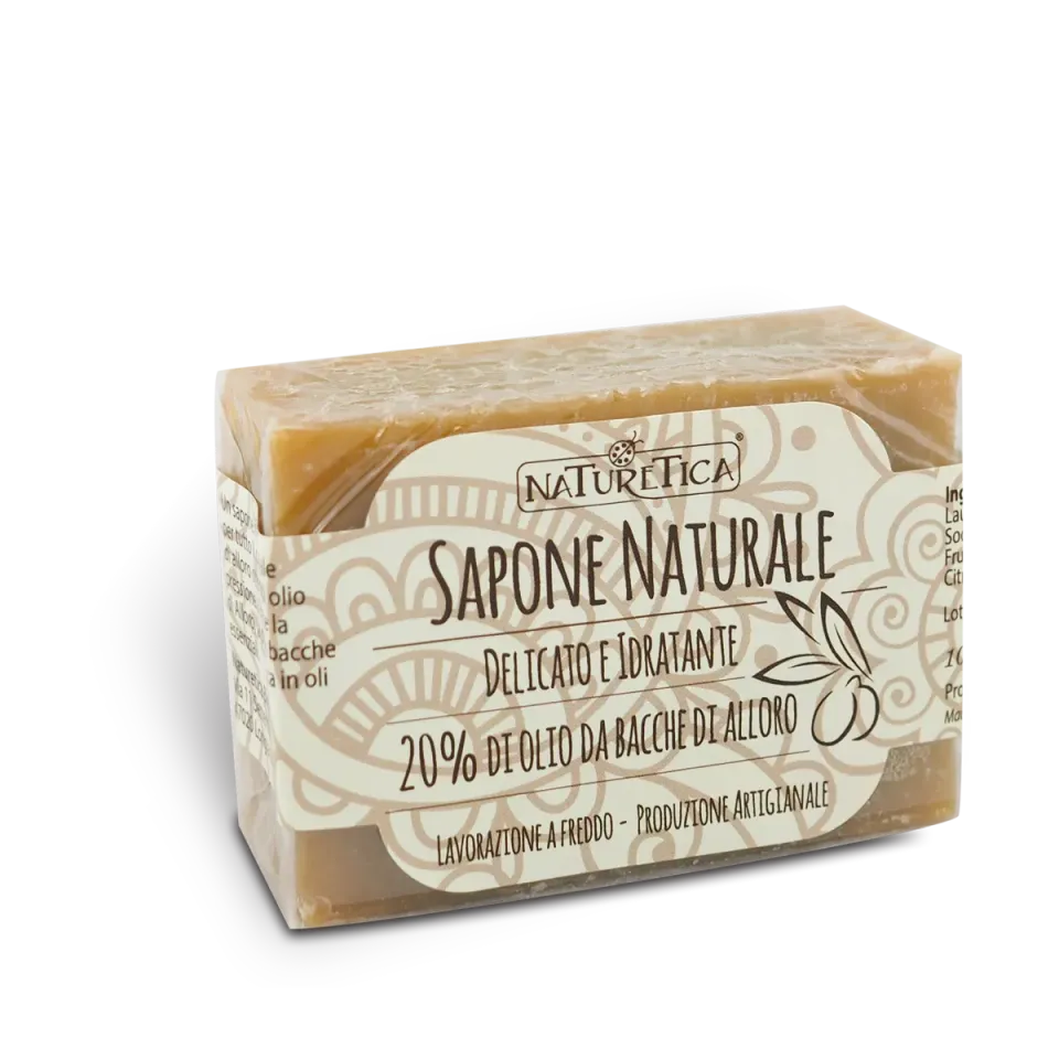 Naturetica Sapone Naturale 20% Alloro pelle secca