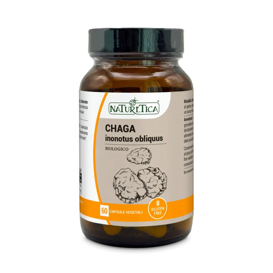 Naturetica Bielli Chaga Inonotus Obliquus integratore difese immunitarie