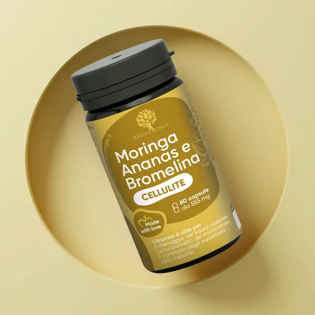 RedMoringa Drenante Forte integratore bromelina 60 capsule