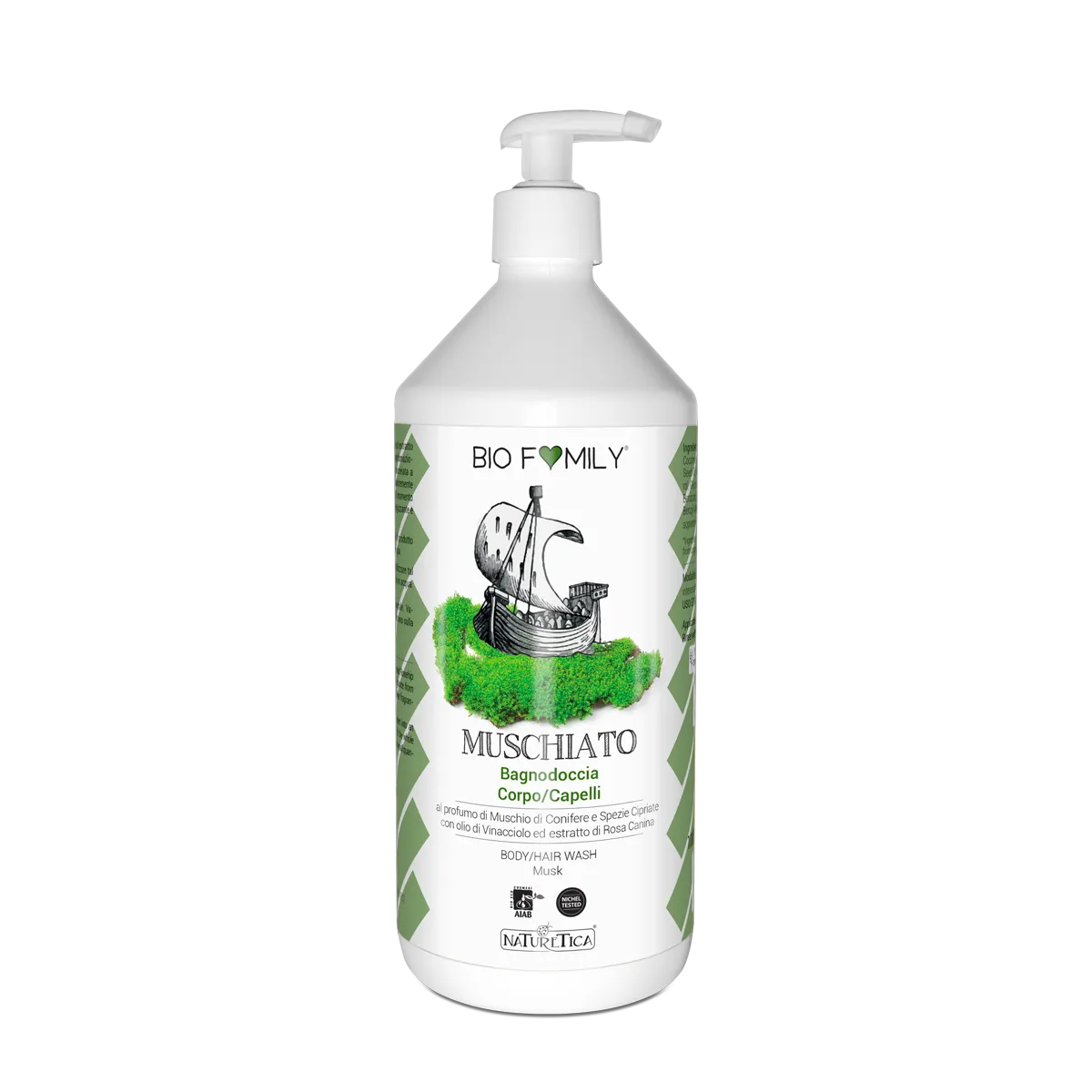 Naturetica Bielli Biofamily Bagno Doccia muschiato pH fisiologico
