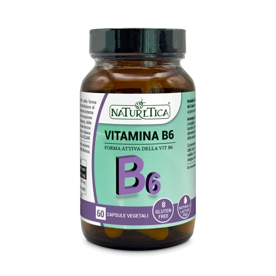 Naturetica Vitamina B6 attiva integratore stanchezza e sistema nervoso